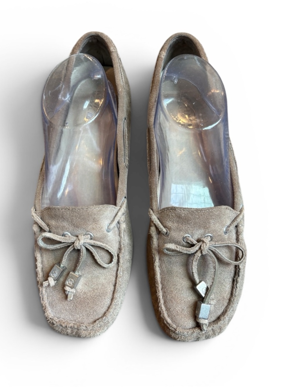 Michael Kors Sutton Suede Moccasins Women’s 9 Beige Slip On